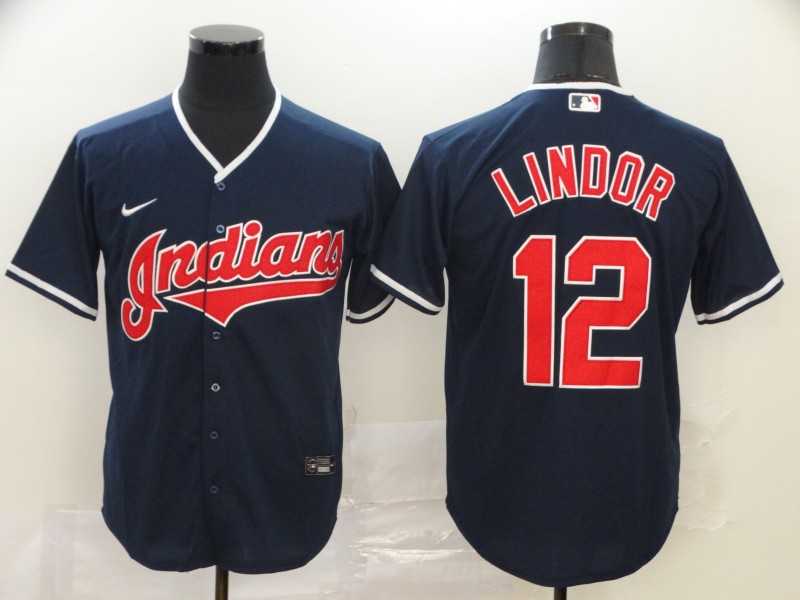 Indians 12 Francisco Lindor Black 2020 Nike Cool Base Jersey,We sell and wholesale Indians 12 Francisco Lindor Black 2020 Nike Cool Base Jersey on line form chian!